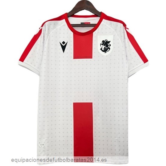 Nuevo Tailandia 1ª Camiseta Georgia 2024 Blanco Baratas